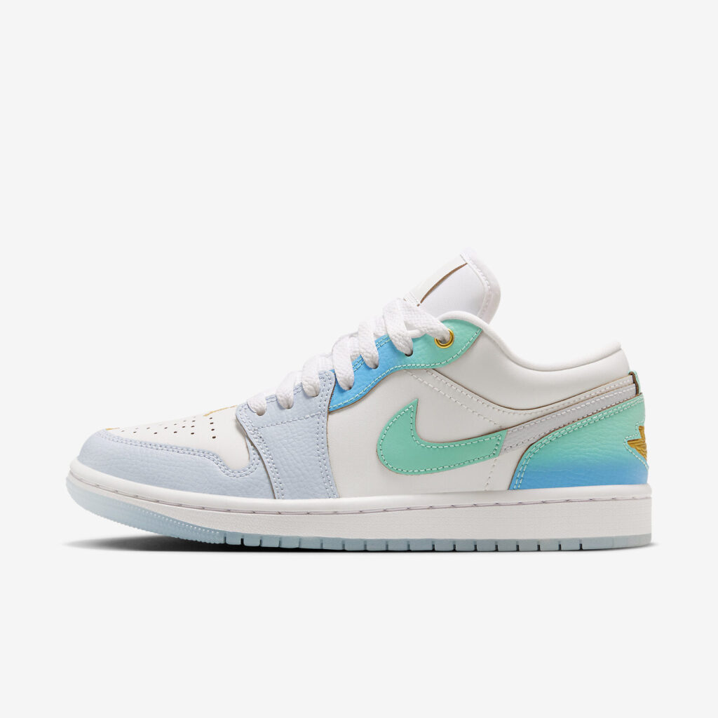 Air Jordan 1 Low "Gradient Blue Gold"