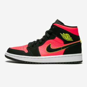 Air Jordan 1 Mid “Black Hot Punch” (W)