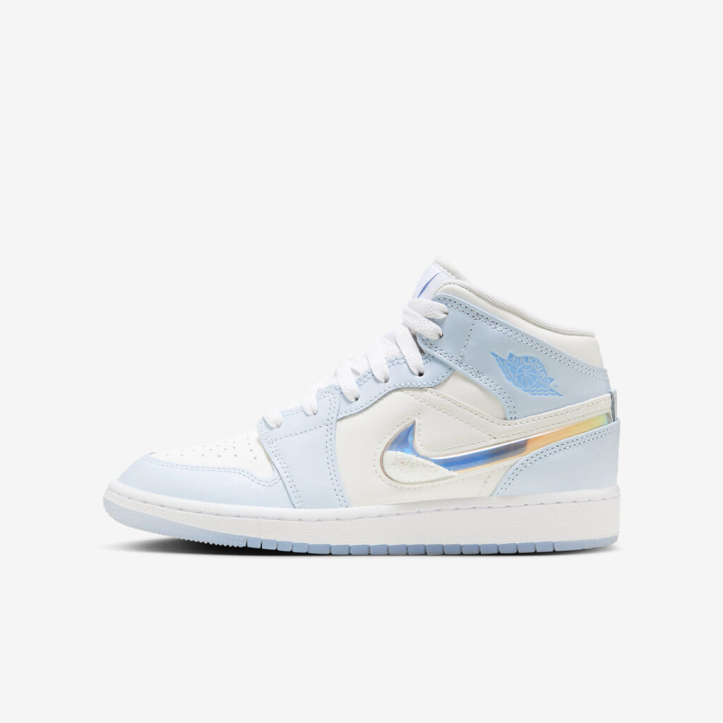 Air Jordan 1 Mid “Glitter Swoosh” (GS)