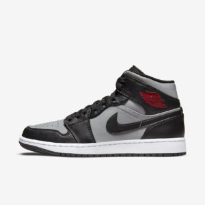 Air Jordan 1 Mid “Grey Black Red”