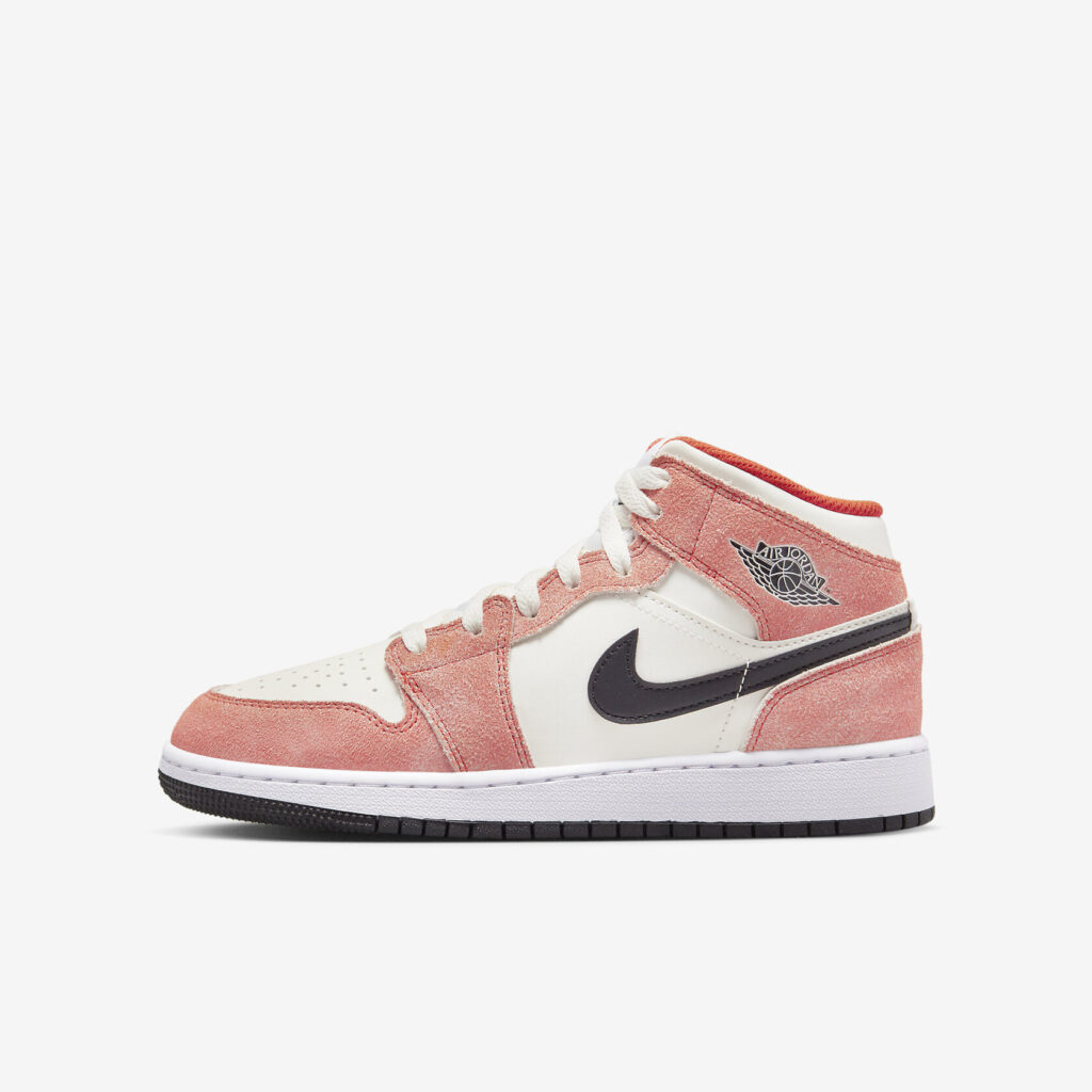 Air Jordan 1 Mid "Orange Suede" (GS)