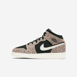 Air Jordan 1 Mid SE 'Leopard' (GS)