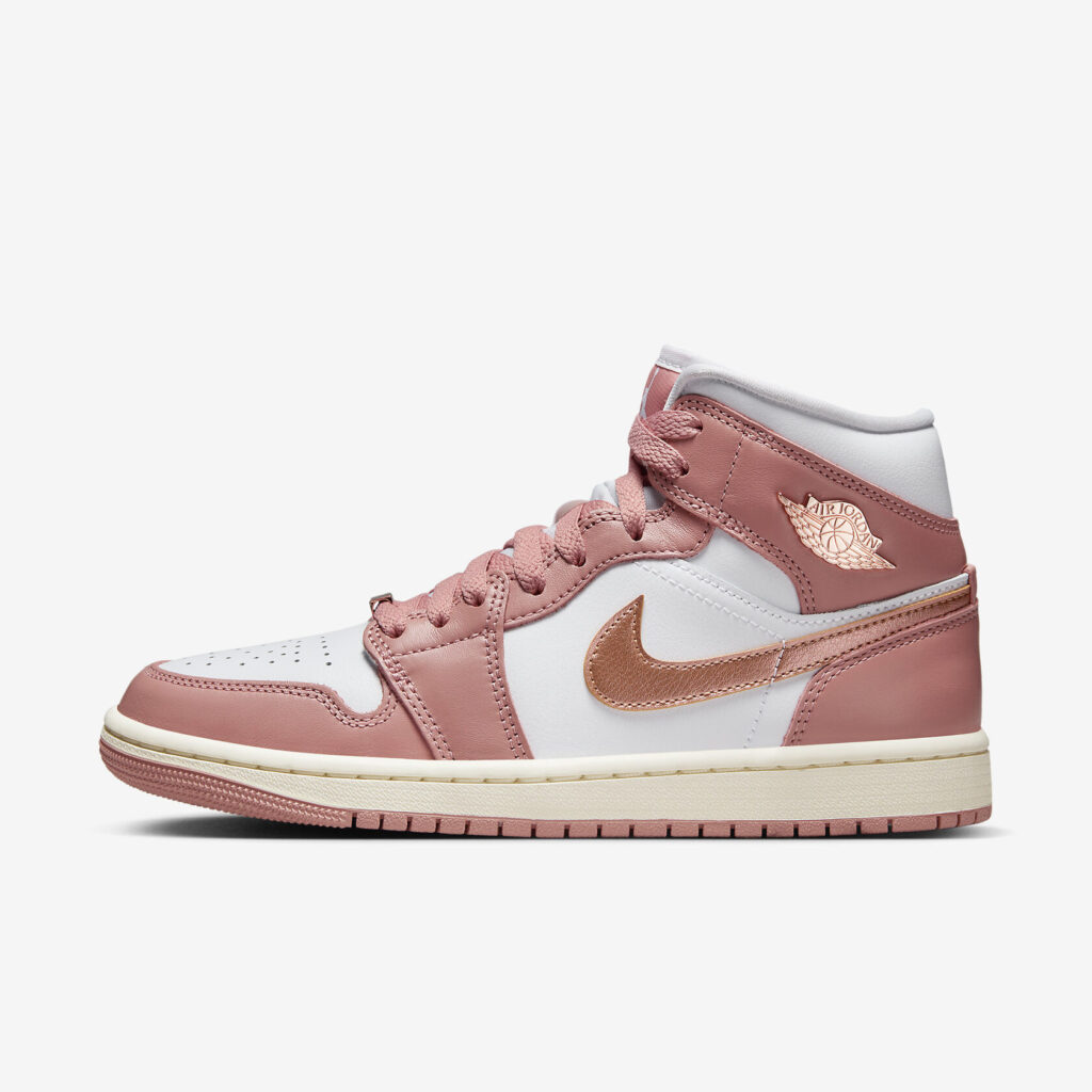 Air Jordan 1 Mid SE 'Red Stardust' (W)