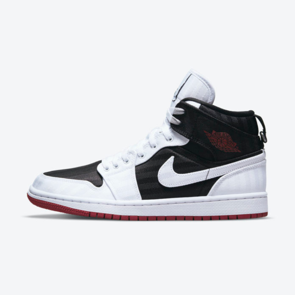 Air Jordan 1 Mid SE "Utility White Black Gym Red" (W)