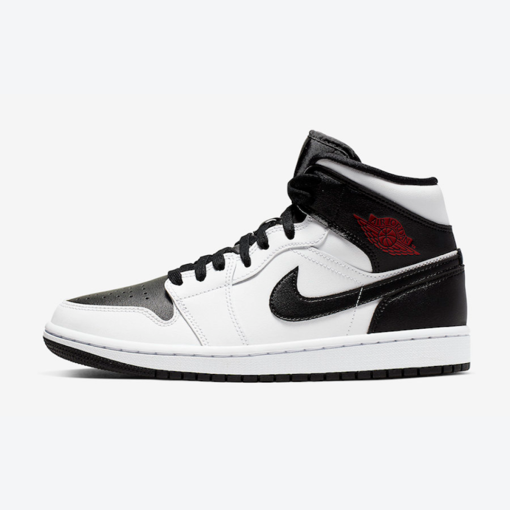 Air Jordan 1 Mid 'White Black' (W)