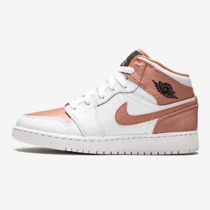 Air Jordan 1 Mid 'White Rose Gold' (GS)