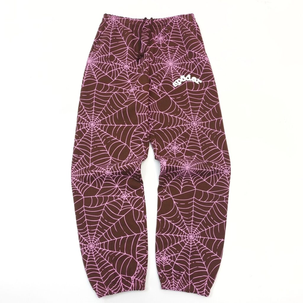 Sp5der All Over Print Sweatpants 'Brown'