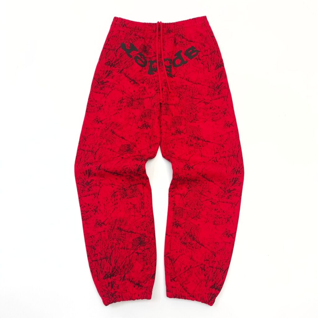 Sp5der OG Tree Camo Sweatpant Red
