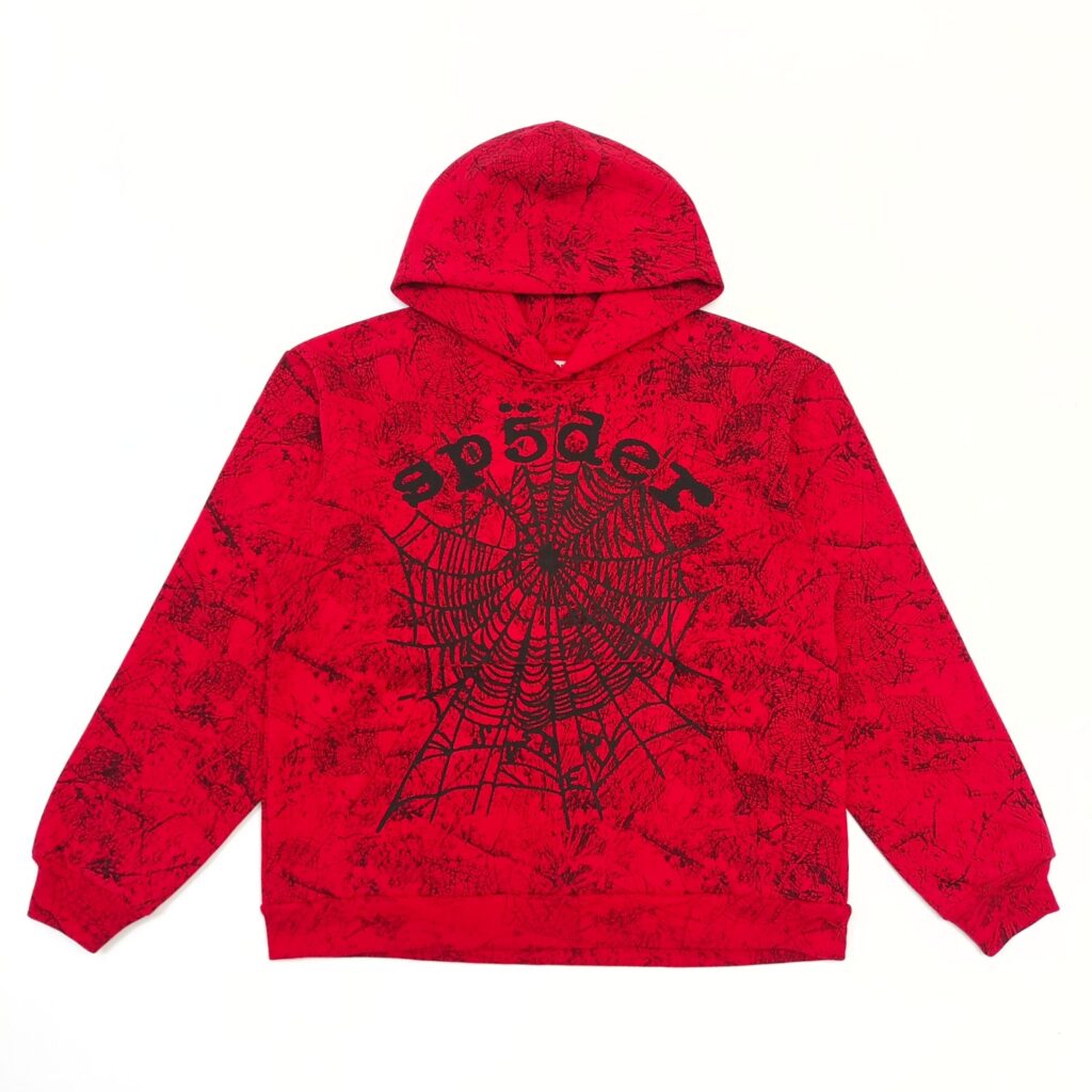 Sp5der OG Tree Camo Hoodie Red