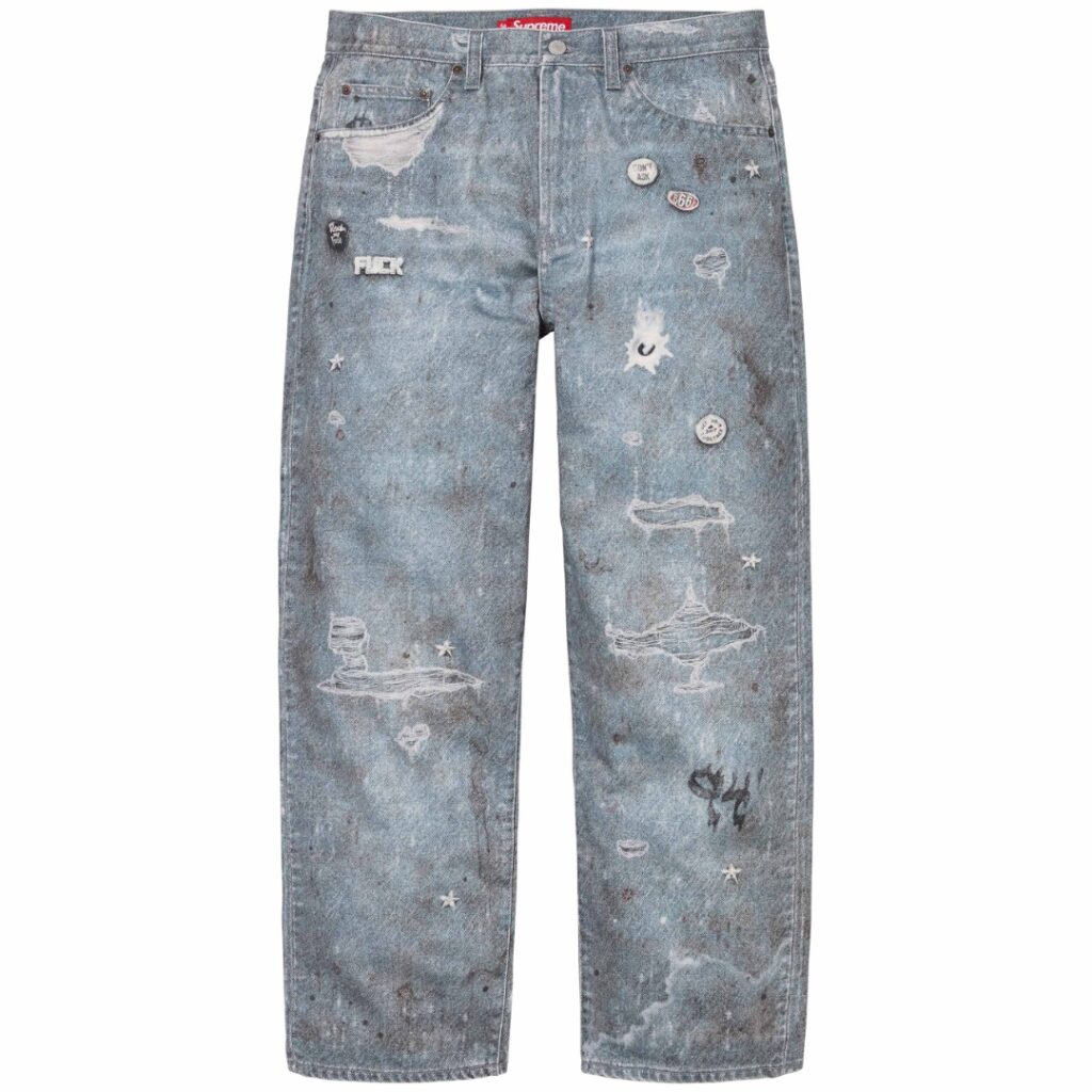 Supreme HJR Trompe L'oeil Loose Fit Jeans