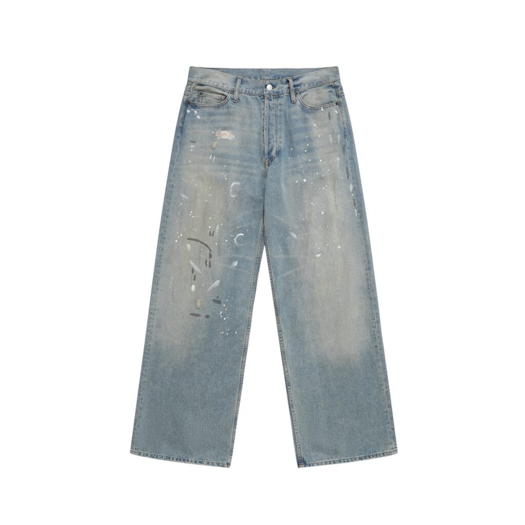 Acne Studios Painted Baggy Jeans