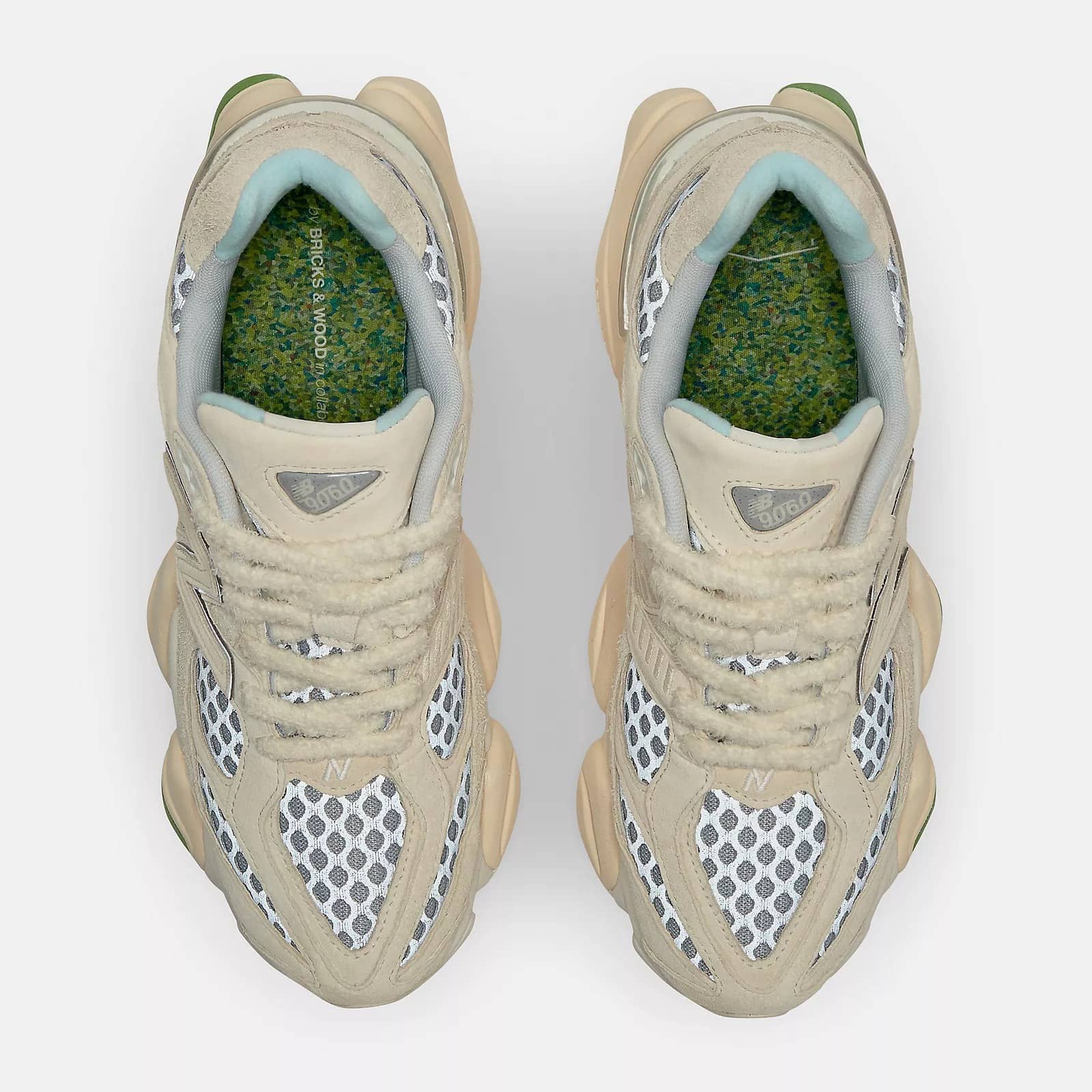 Bricks & Wood x New Balance 9060 'Angora'5