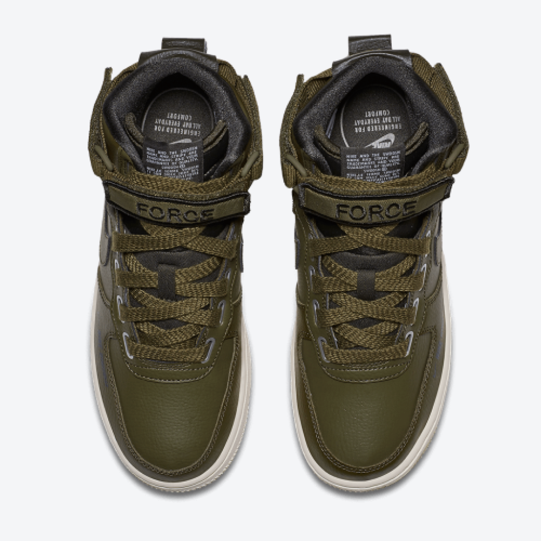 Nike Air Force 1 High 'Olive Canvas' (W)3