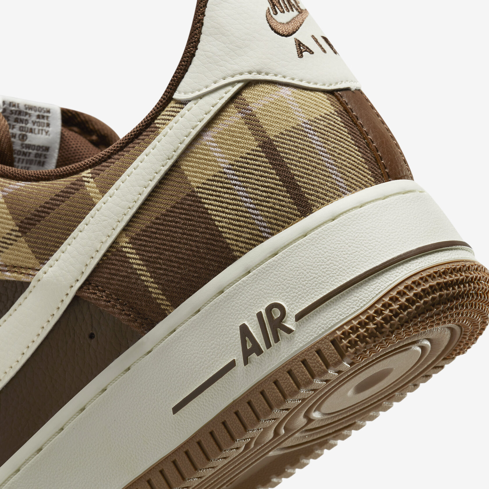 Nike Air Force 1 Low 'Cacao Plaid'7