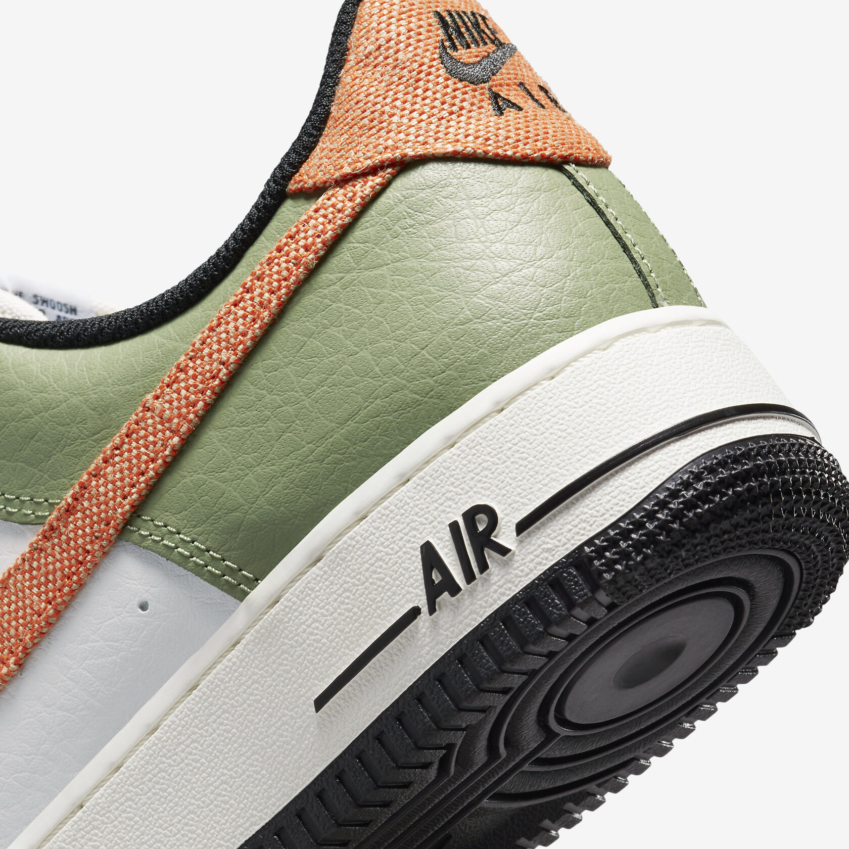 Nike Air Force 1 Low 'Oil Green Orange'6