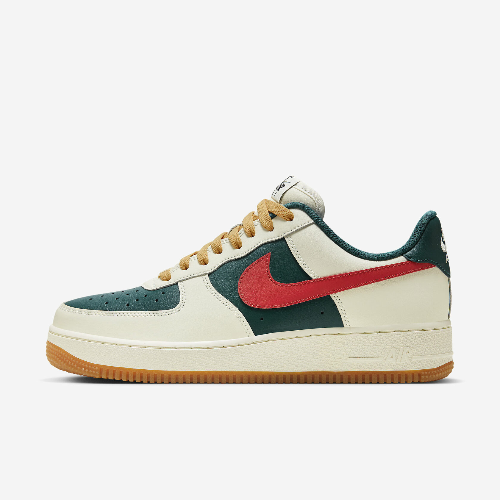 Nike Air Force 1 Low 'Sail Green Red'