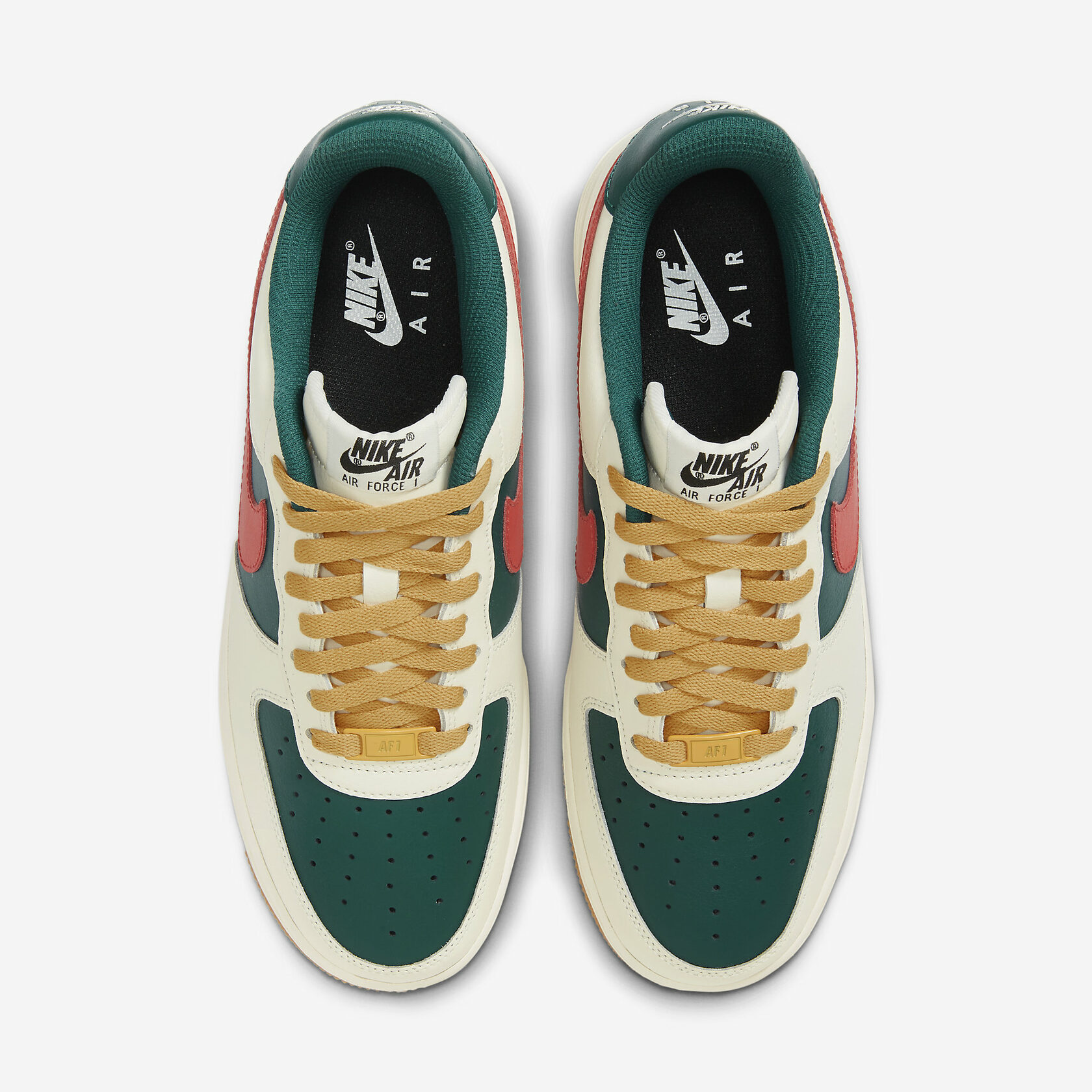 Nike Air Force 1 Low 'Sail Green Red'3