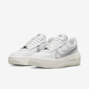 Nike Air Force 1 PLT.AF.ORM “White Silver”5