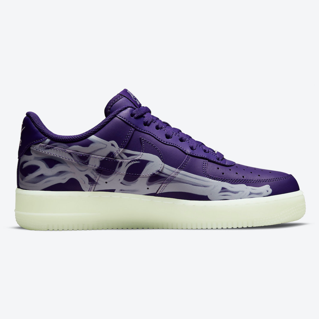 Nike Air Force 1 'Purple Skeleton'2