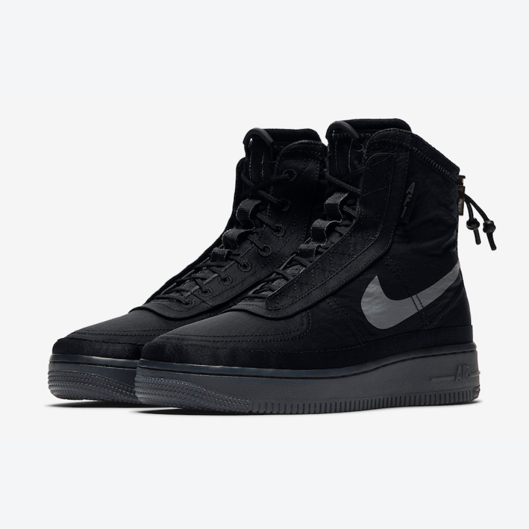 Nike Air Force 1 Shell Black (W)2