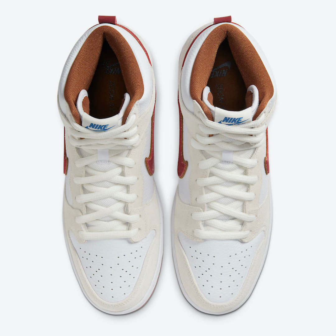 Nike Dunk High SB 'Sail'3