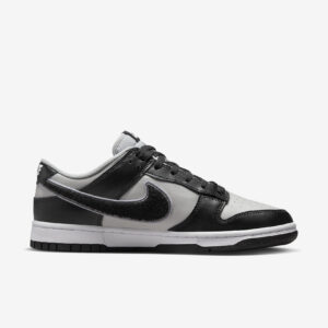 Nike Dunk Low Chenille Swoosh ‘Black Grey’2