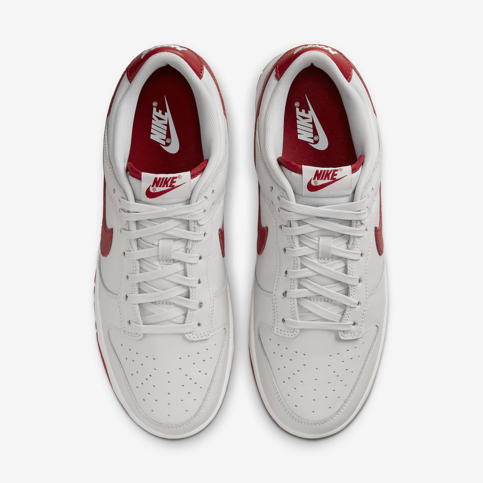 Nike Dunk 'Low Vast Grey Varsity Red'4