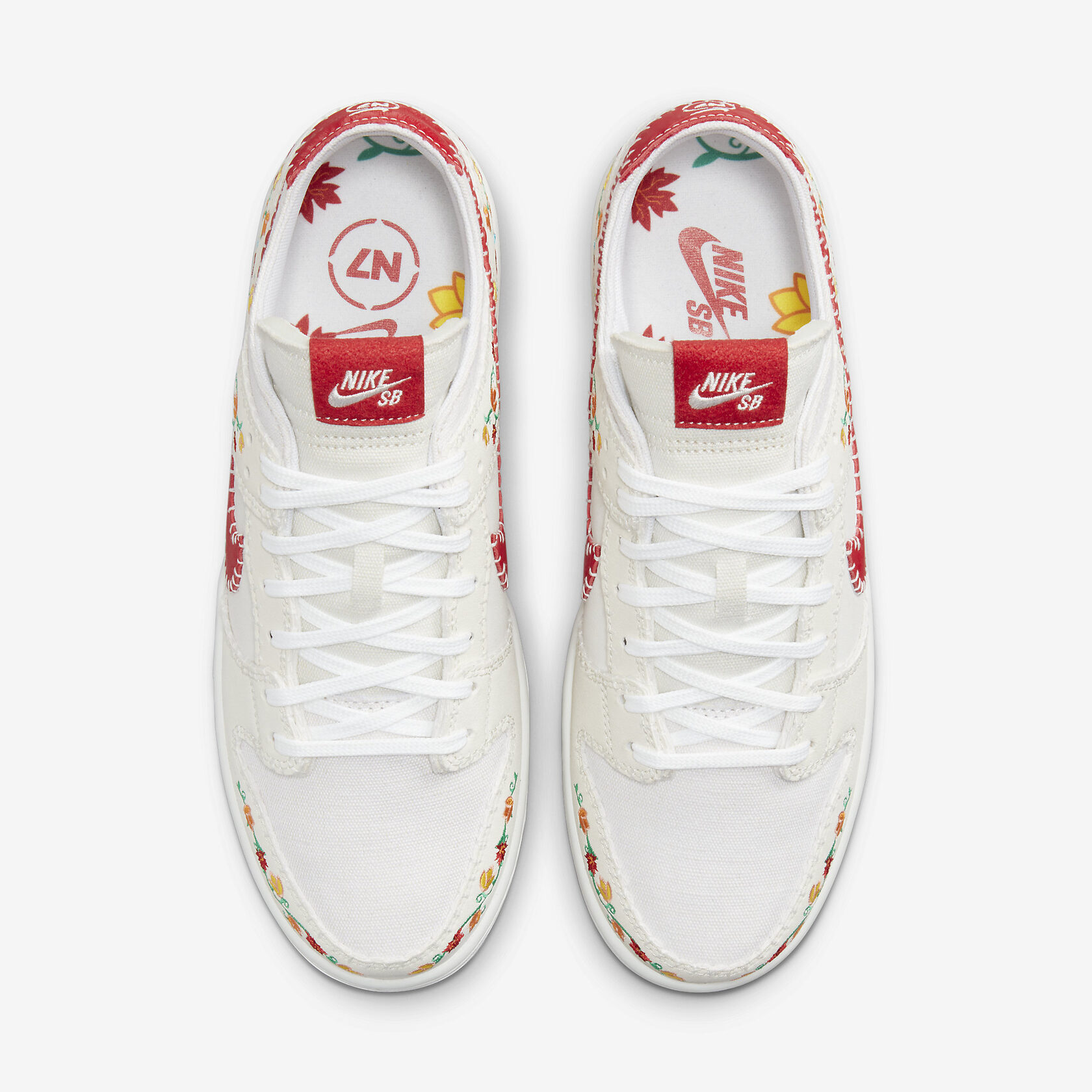 Nike SB Dunk Low Decon 'N7 - Sail University Red'5