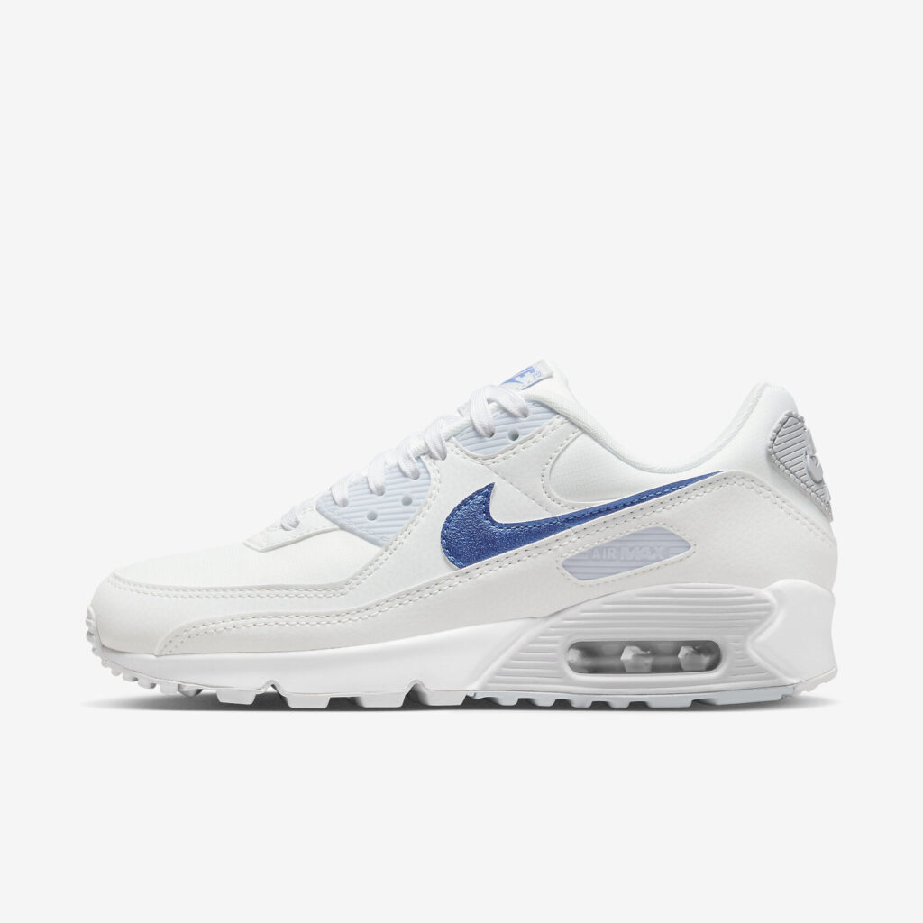 Nike Air Max 90 'White Metallic Blue'