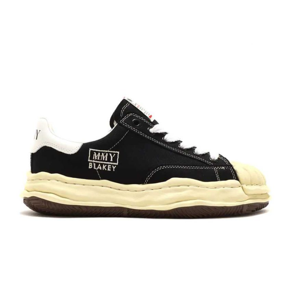 Maison Mihara Yasuhiro Blakey OG Sole Vintage Canvas Low 'Black'
