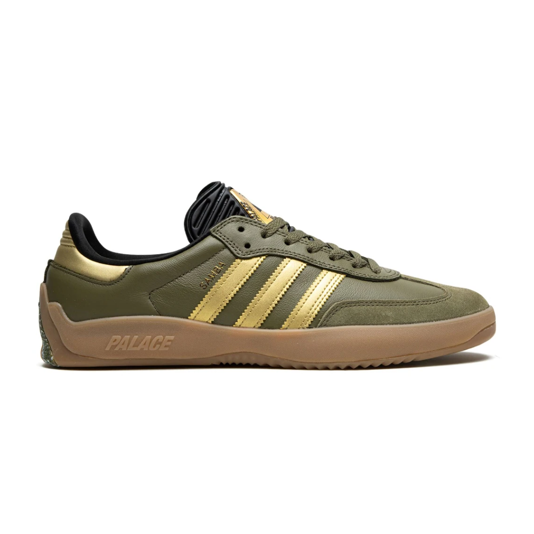 Adidas Samba x Palace Olive Gold