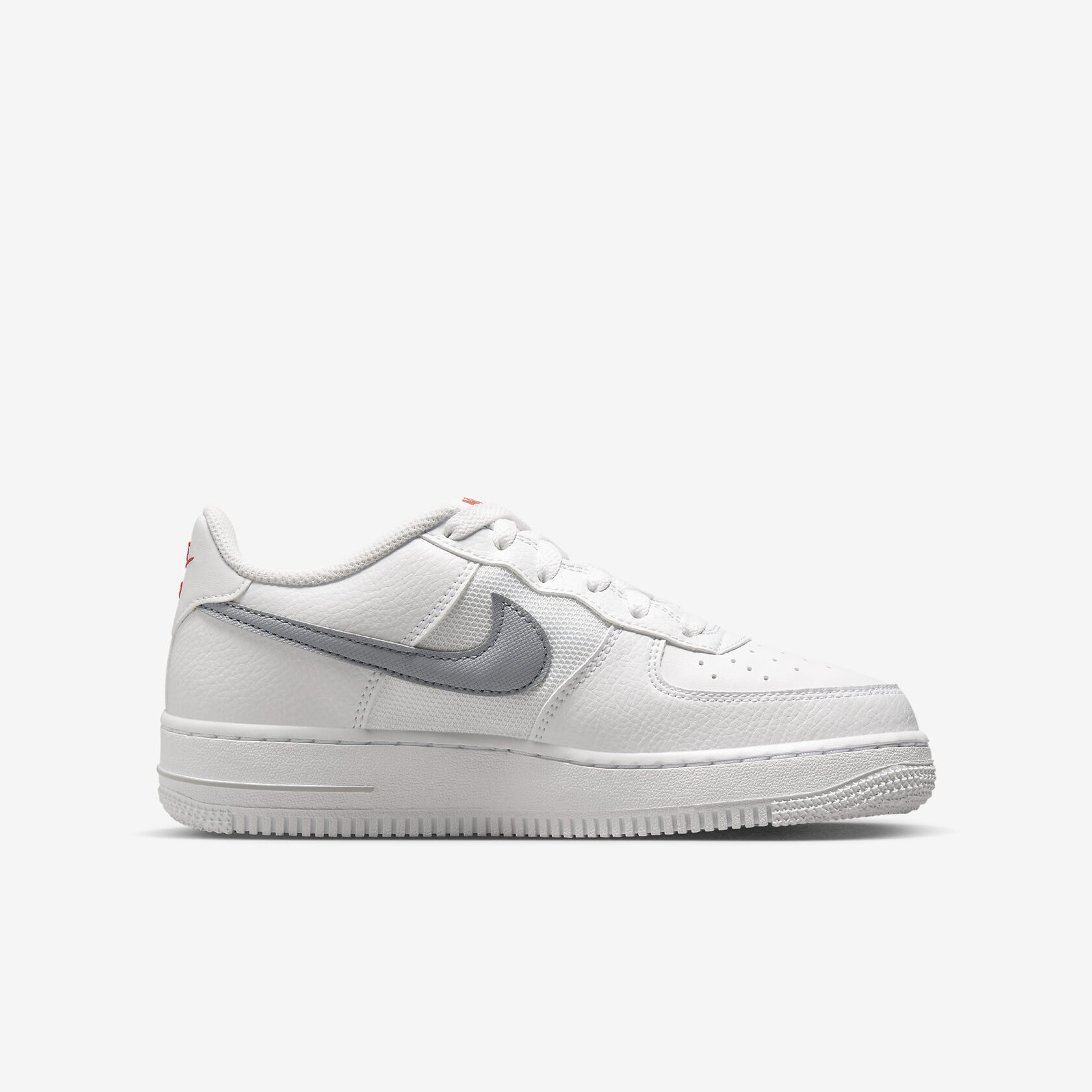 Nike Air Force 1 Low 'White Grey Crimson' GS2