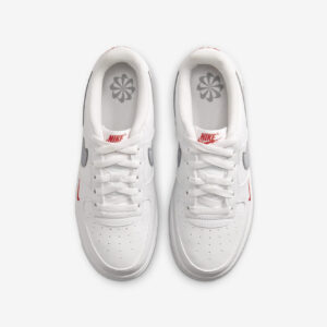 Nike Air Force 1 Low 'White Grey Crimson' GS4