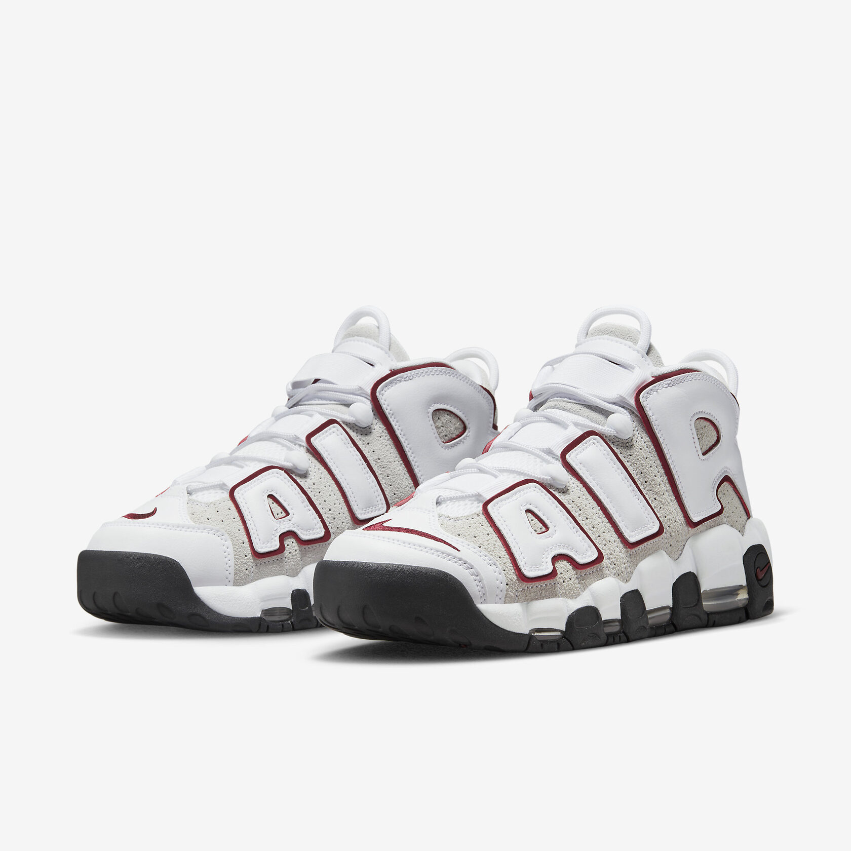 Nike Air More Uptempo 96 White Team Red Summit White3