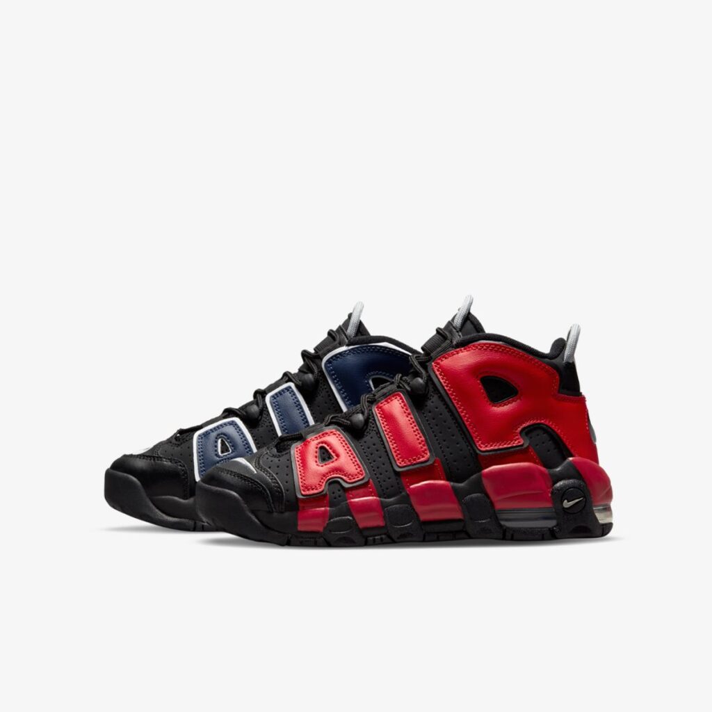 Nike Air More Uptempo 'Black Red Navy'