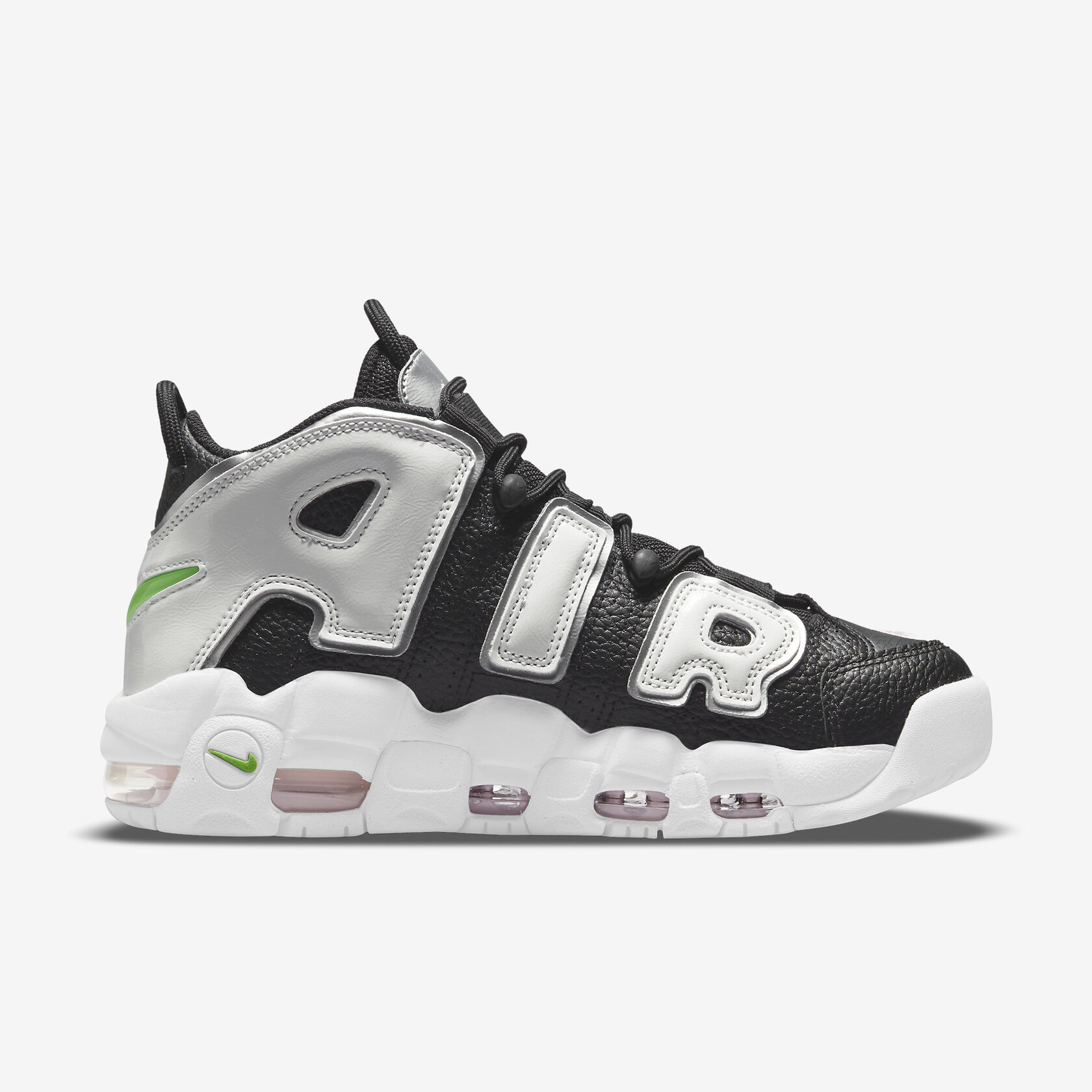 Nike Air More Uptempo 'Black White Green'2