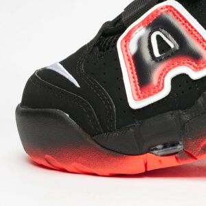 Nike Air More Uptempo Black White Laser Crimson7