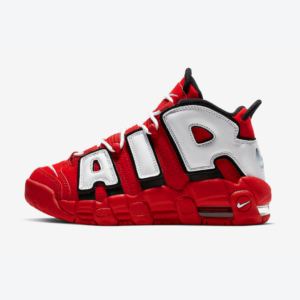 Nike Air More Uptempo University Red Black White