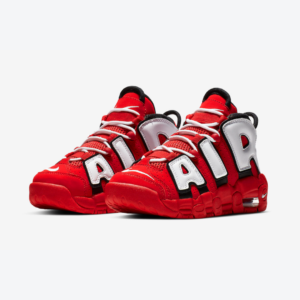 Nike Air More Uptempo University Red Black White4