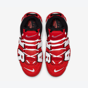 Nike Air More Uptempo University Red Black White5