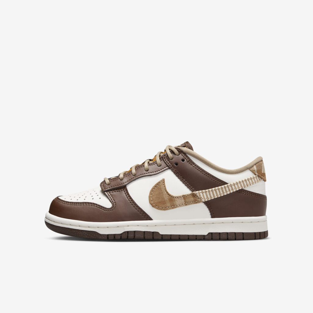 Nike Dunk Low 'Plaid Brown' (GS)