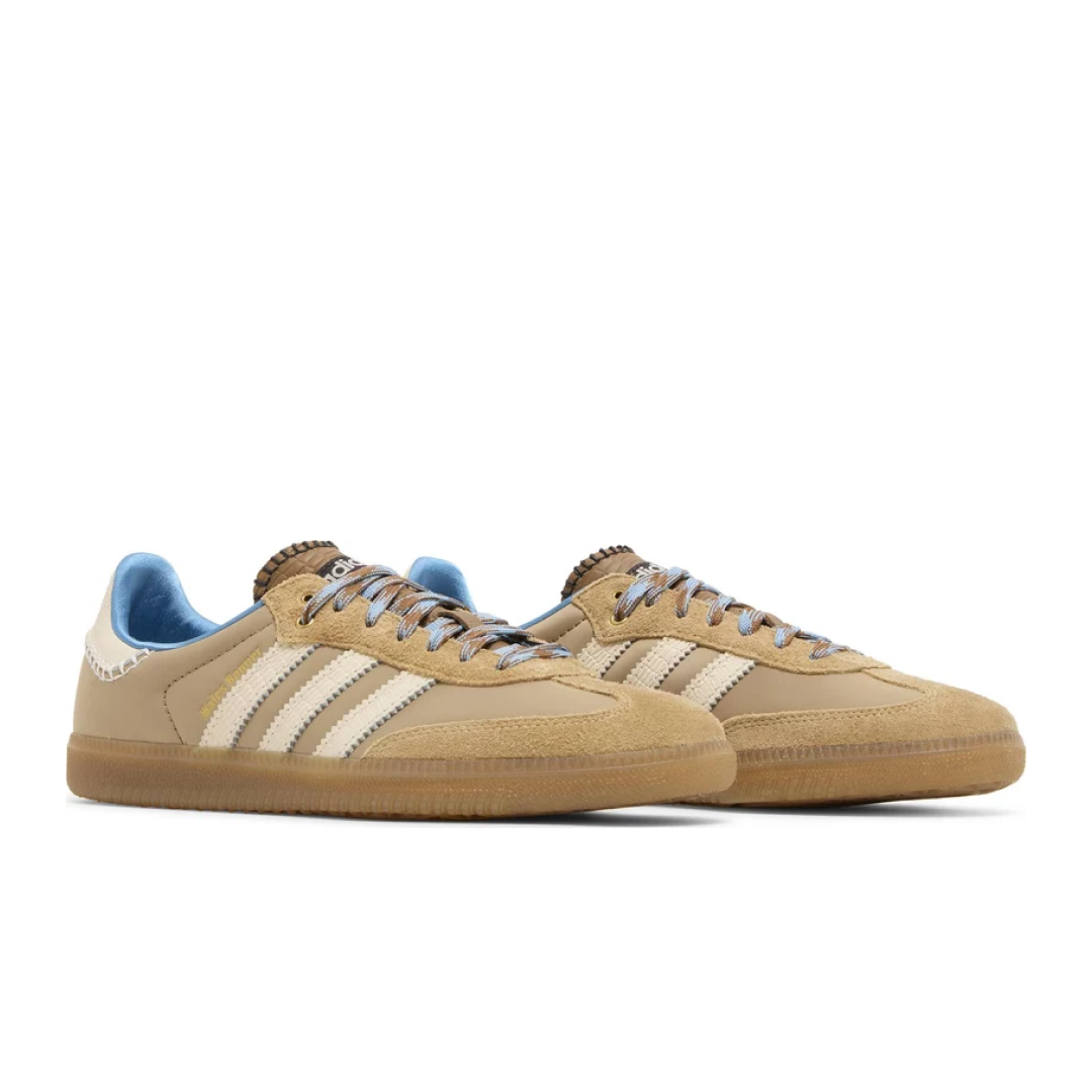 Wales Bonner x Samba Nylon 'Desert White'5