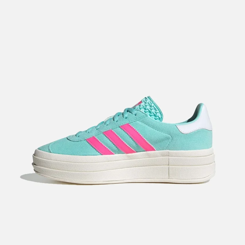adidas Gazelle Bold 'White Pink Blue'1