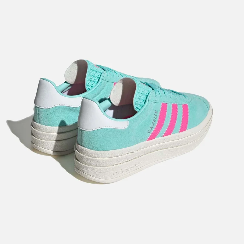 adidas Gazelle Bold 'White Pink Blue'4