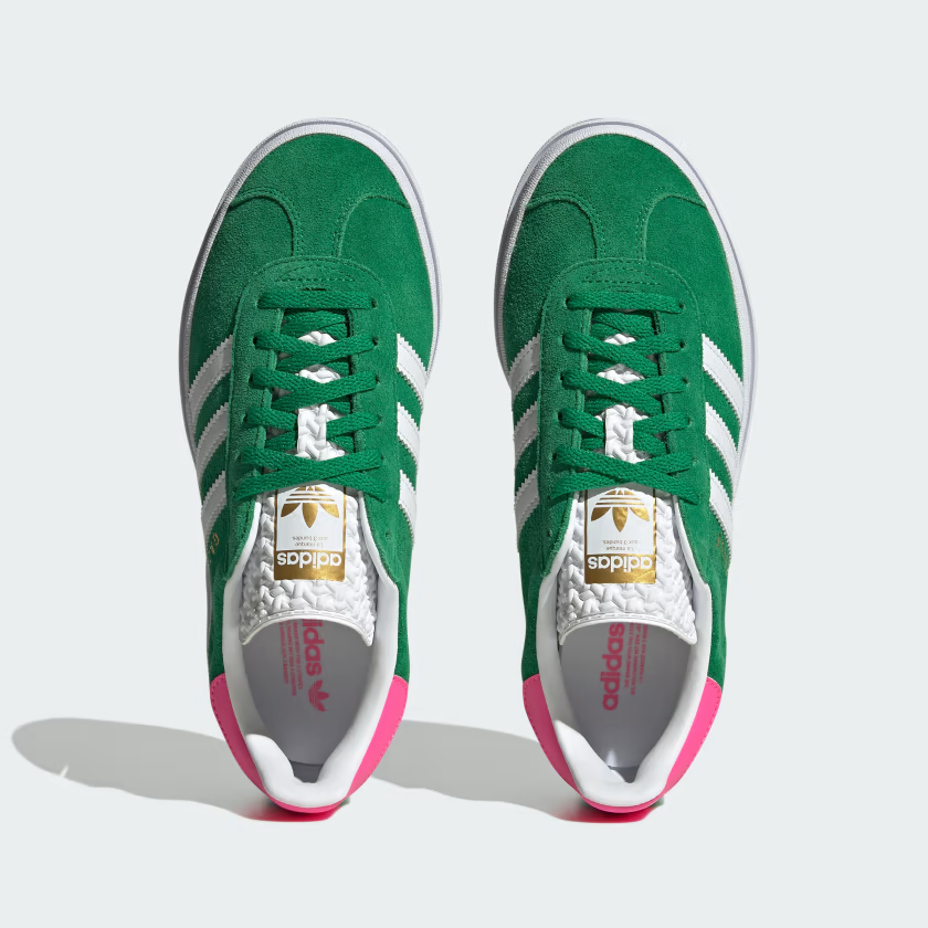 adidas Gazelle Bold 'White Pink Green'1