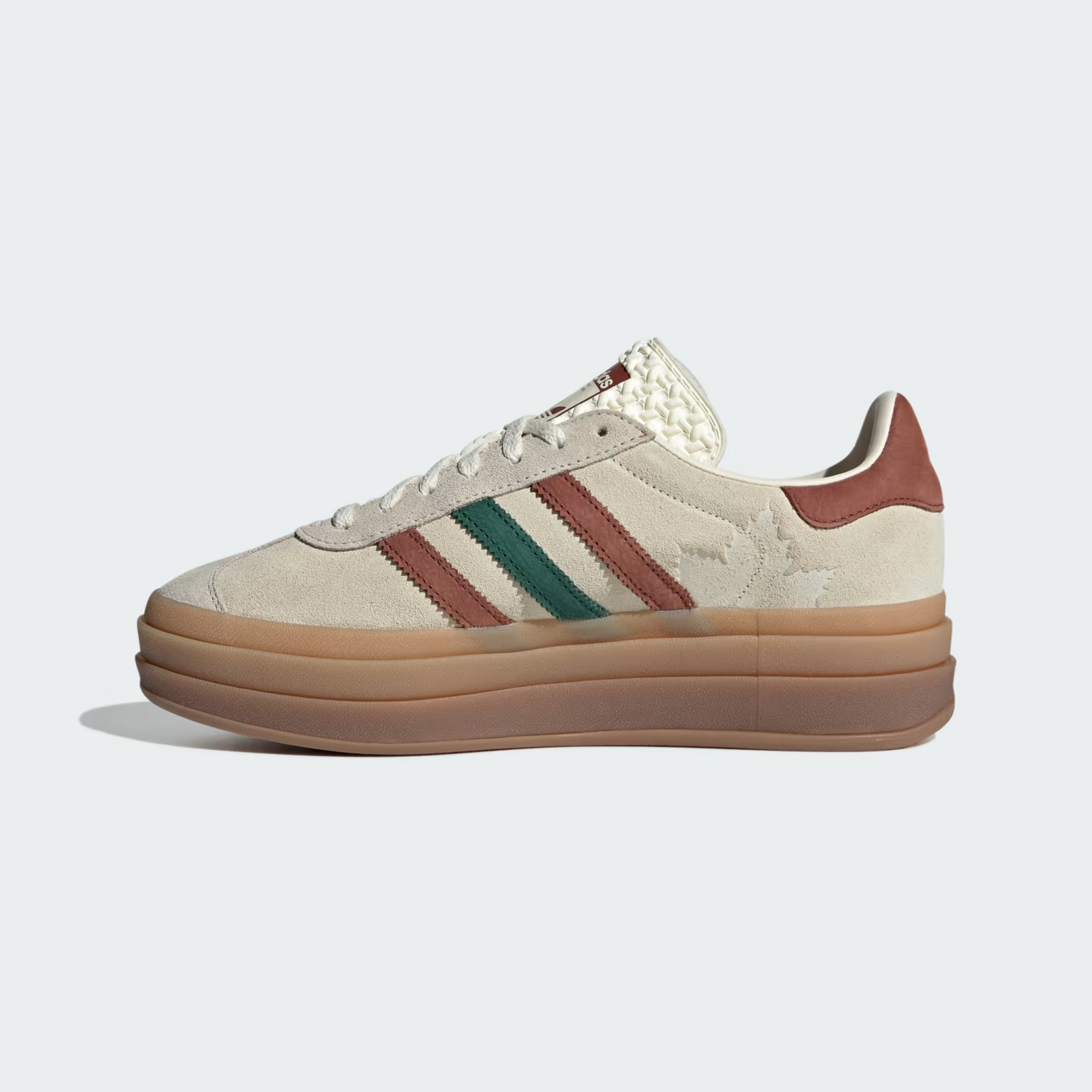 adidas Gazelle Bold 'White Red Brown'5