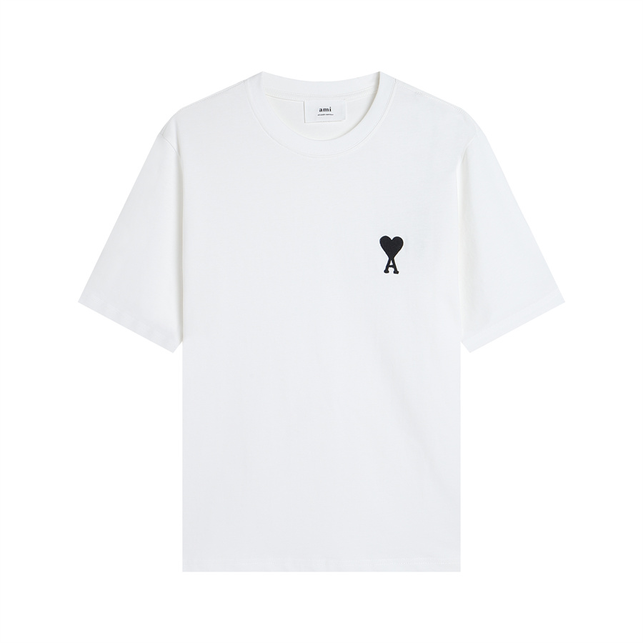 AMI Paris Black Logo Tee