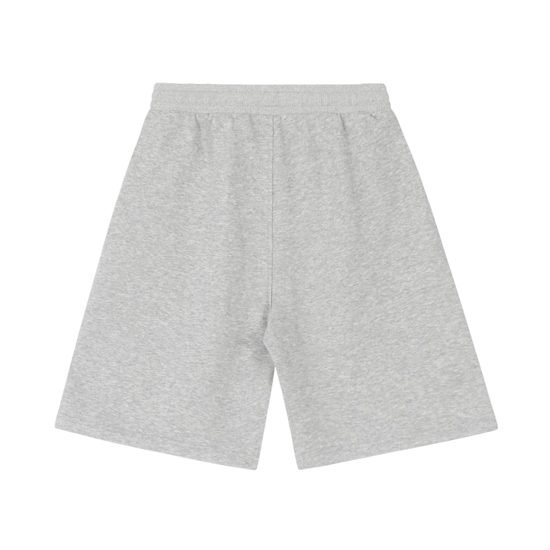 AMI Paris Oversize Logo Grey Shorts2