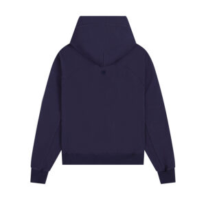 AMI Paris Tone-On-Tone Hoodie Navy Blue2