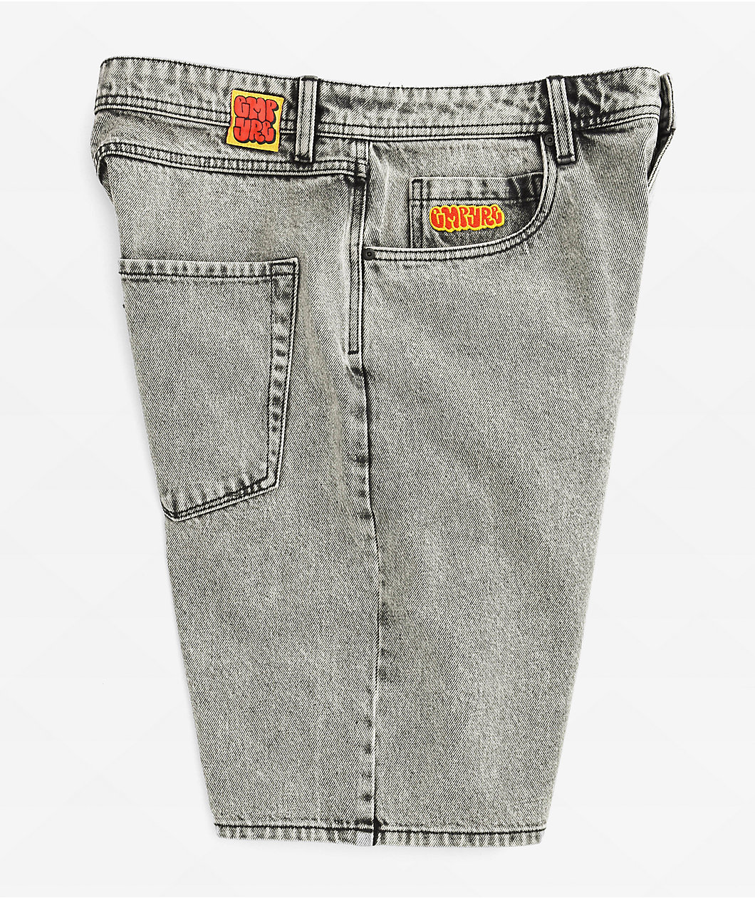 Empyre Grey Denim Shorts3